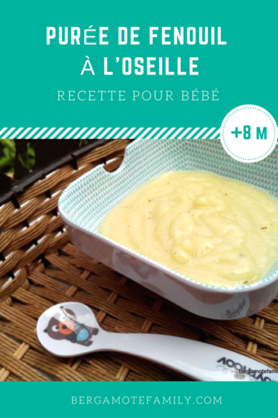 Puree De Fenouil A L Oseille Bergamote Family